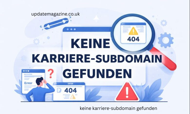 keine karriere-subdomain gefunden